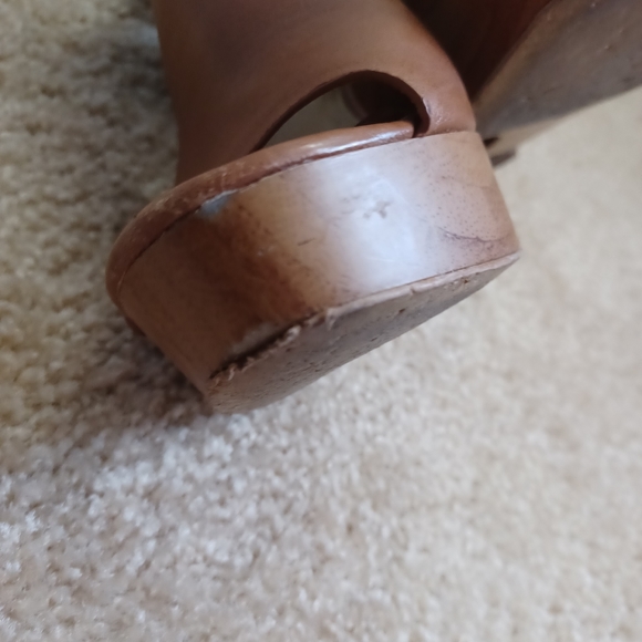 Micheal Kors Brown Wedge Sandals- Size 6.5 M - Picture 8 of 15